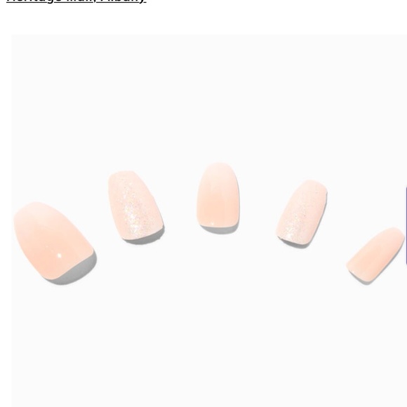 SALE 2 BOXES Matching Sets PRESS ON Nails Glossy Glitter Frosted Coffin Nails - Picture 11 of 13